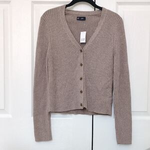 GAP Women's Beige Cardigan Sweater